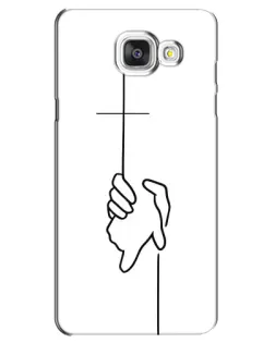 Чохол для Samsung Galaxy A5 2016 (A5100, A510F) з картинкою «Рука тримає» Чохол для Samsung Galaxy A5 2016 (A5100, A510F) з картинкою «Рука тримає»