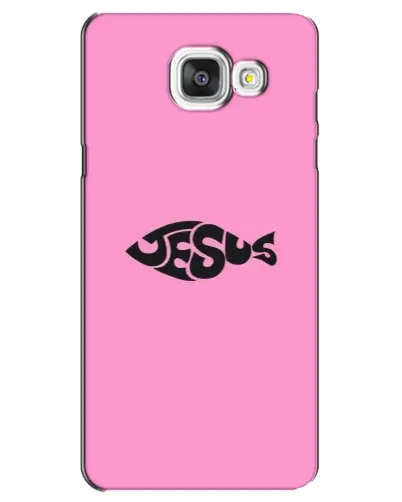 Чехол для Samsung Galaxy A5 2016 (A5100, A510F) с картинкой «Розовый символ  Jesus»