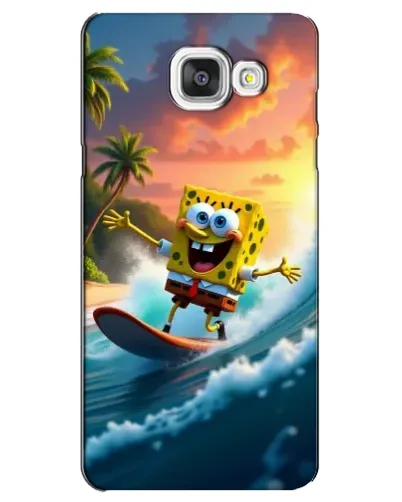 Чехол для Samsung Galaxy A5 2016 (A5100, A510F) с картинкой «Губка Боб серфингист»