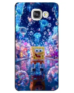 Чехол для Samsung Galaxy A5 2016 (A5100, A510F) с картинкой «Неоновый океан»