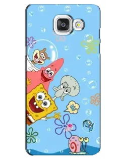 Чехол для Samsung Galaxy A5 2016 (A5100, A510F) с картинкой «Веселые пузырьки»