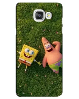 Чехол для Samsung Galaxy A5 2016 (A5100, A510F) с картинкой «Друзья на лужайке»