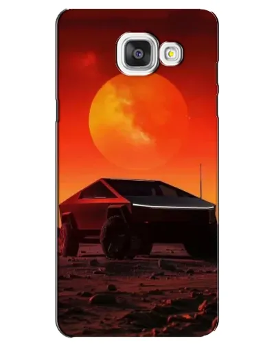 Чехол для Samsung Galaxy A5 2016 (A5100, A510F) с картинкой «Cybertruck на Марсе»