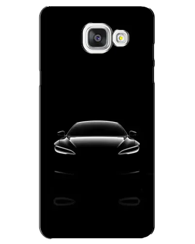 Чехол для Samsung Galaxy A5 2016 (A5100, A510F) с картинкой «Силуэт Tesla Night»