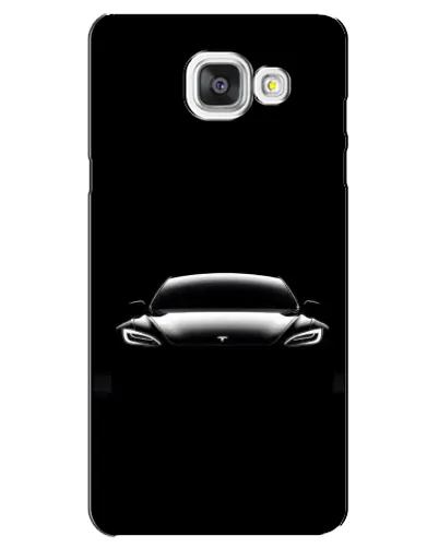 Чехол для Samsung Galaxy A5 2016 (A5100, A510F) с картинкой «Фары Tesla Night»