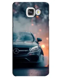 Чехол для Samsung Galaxy A5 2016 (A5100, A510F) с картинкой «Mercedes — ночной город»
