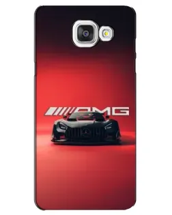 Чехол для Samsung Galaxy A5 2016 (A5100, A510F) с картинкой «Mercedes AMG — красная линия»