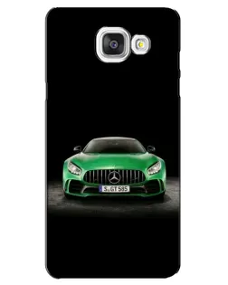Чехол для Samsung Galaxy A5 2016 (A5100, A510F) с картинкой «Mercedes — неоновый лого»