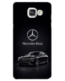 Чехол для Samsung Galaxy A5 2016 (A5100, A510F) с картинкой «Mercedes — решетка радиатора»