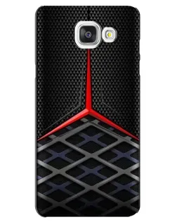 Чехол для Samsung Galaxy A5 2016 (A5100, A510F) с картинкой «Mercedes Carbon Grid»