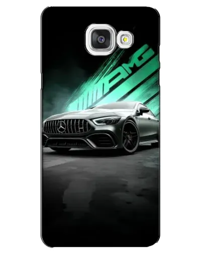 Чехол для Samsung Galaxy A5 2016 (A5100, A510F) с картинкой «Темный Mercedes AMG»