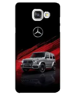 Чехол для Samsung Galaxy A5 2016 (A5100, A510F) с картинкой «Mercedes G-Class красный»