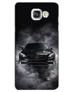 Чехол для Samsung Galaxy A5 2016 (A5100, A510F) с картинкой «Mercedes в дыму»