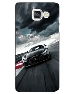Чехол для Samsung Galaxy A5 2016 (A5100, A510F) с картинкой «Гоночный Mercedes AMG»
