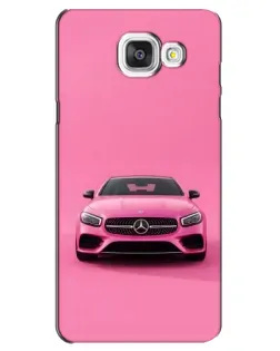Чехол для Samsung Galaxy A5 2016 (A5100, A510F) с картинкой «Розовый Mercedes AMG»