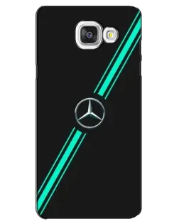 Чехол для Samsung Galaxy A5 2016 (A5100, A510F) с картинкой «Спортивные линии Mercedes»