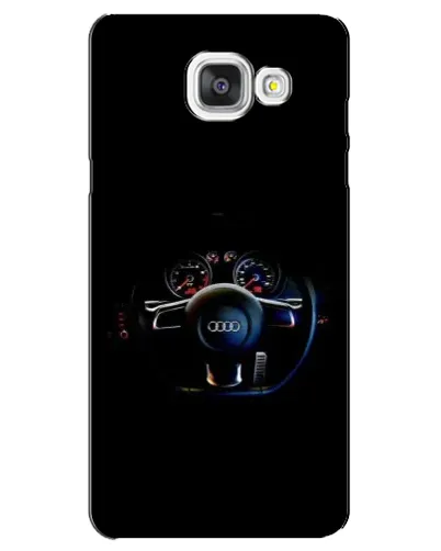 Чехол для Samsung Galaxy A5 2016 (A5100, A510F) с картинкой «Салон Audi — руль»