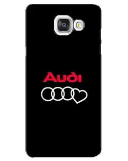 Чехол для Samsung Galaxy A5 2016 (A5100, A510F) с картинкой «Логотип Audi Heart»