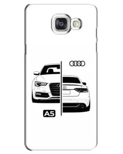 Чехол для Samsung Galaxy A5 2016 (A5100, A510F) с картинкой «Audi — контрастный дизайн» Чехол для Samsung Galaxy A5 2016 (A5100, A510F) с картинкой «Audi — контрастный дизайн»