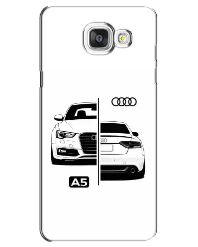 Чехол для Samsung Galaxy A5 2016 (A5100, A510F) с картинкой «Audi — контрастный дизайн»