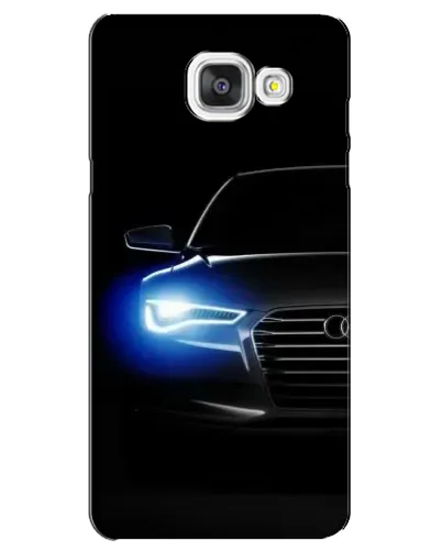Чехол для Samsung Galaxy A5 2016 (A5100, A510F) с картинкой «Неоновый взгляд Audi»