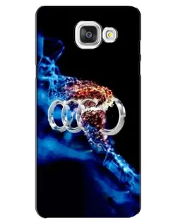Чехол для Samsung Galaxy A5 2016 (A5100, A510F) с картинкой «Энергия лого Audi» Чехол для Samsung Galaxy A5 2016 (A5100, A510F) с картинкой «Энергия лого Audi»