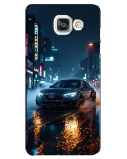 Чехол для Samsung Galaxy A5 2016 (A5100, A510F) с картинкой «Ночной город и Audi» Чехол для Samsung Galaxy A5 2016 (A5100, A510F) с картинкой «Ночной город и Audi»