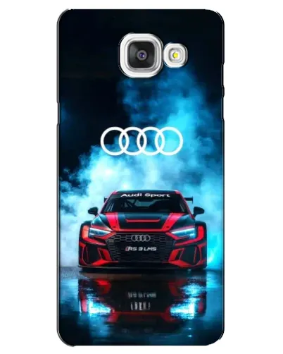 Чехол для Samsung Galaxy A5 2016 (A5100, A510F) с картинкой «Audi Sport — неон»