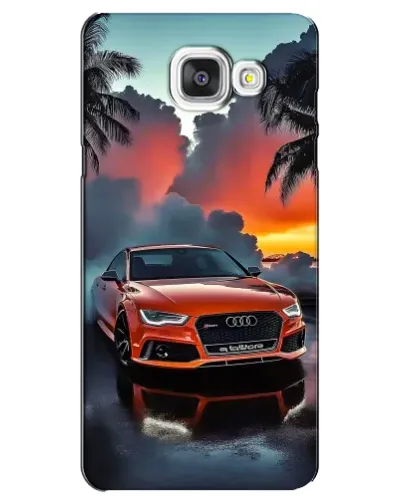Чехол для Samsung Galaxy A5 2016 (A5100, A510F) с картинкой «Audi — закат»