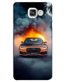 Чехол для Samsung Galaxy A5 2016 (A5100, A510F) с картинкой «Audi в огненном дыму» Чехол для Samsung Galaxy A5 2016 (A5100, A510F) с картинкой «Audi в огненном дыму»