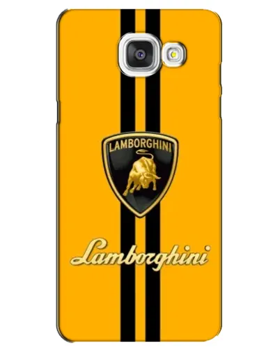 Чехол для Samsung Galaxy A5 2016 (A5100, A510F) с картинкой «Lamborghini Stripe желтый»
