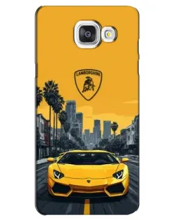Чехол для Samsung Galaxy A5 2016 (A5100, A510F) с картинкой «Желтый Lamborghini город» Чехол для Samsung Galaxy A5 2016 (A5100, A510F) с картинкой «Желтый Lamborghini город»