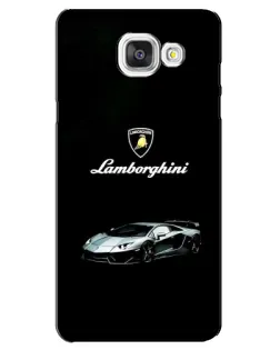 Чехол для Samsung Galaxy A5 2016 (A5100, A510F) с картинкой «Логотип Lamborghini классика» Чехол для Samsung Galaxy A5 2016 (A5100, A510F) с картинкой «Логотип Lamborghini классика»