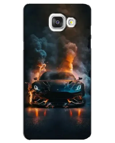 Чехол для Samsung Galaxy A5 2016 (A5100, A510F) с картинкой «Lamborghini дымная эстетика»