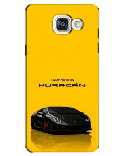 Чехол для Samsung Galaxy A5 2016 (A5100, A510F) с картинкой «Lamborghini Huracan черный»