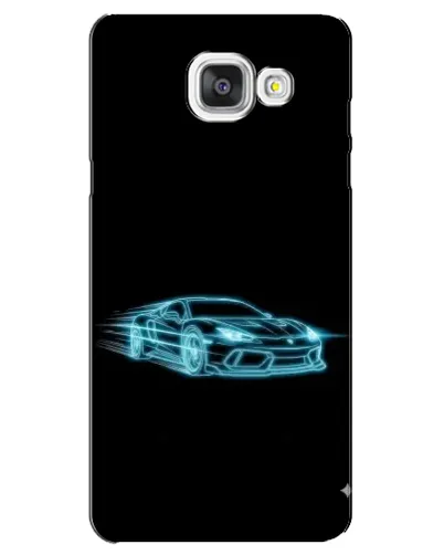 Чехол для Samsung Galaxy A5 2016 (A5100, A510F) с картинкой «Неоновый контур Lamborghini»