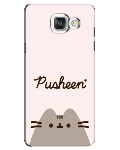 Чехол для Samsung Galaxy A5 2016 (A5100, A510F) с картинкой «Pusheen логотип»