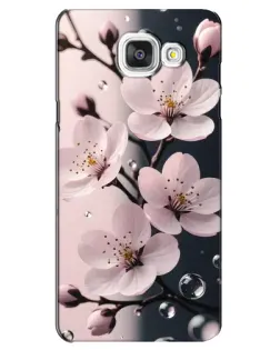 Чохол для Samsung Galaxy A5 2016 (A5100, A510F) з картинкою «Ніжня сакура та краплі» Чохол для Samsung Galaxy A5 2016 (A5100, A510F) з картинкою «Ніжня сакура та краплі»