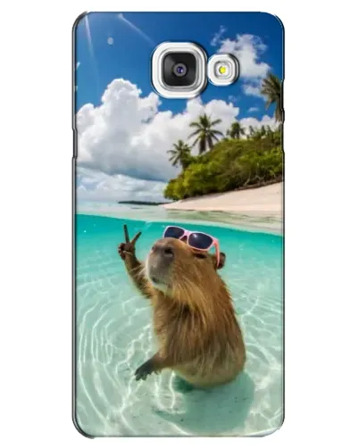 Чехол для Samsung Galaxy A5 2016 (A5100, A510F) с картинкой «Капибара на море» Чехол для Samsung Galaxy A5 2016 (A5100, A510F) с картинкой «Капибара на море»
