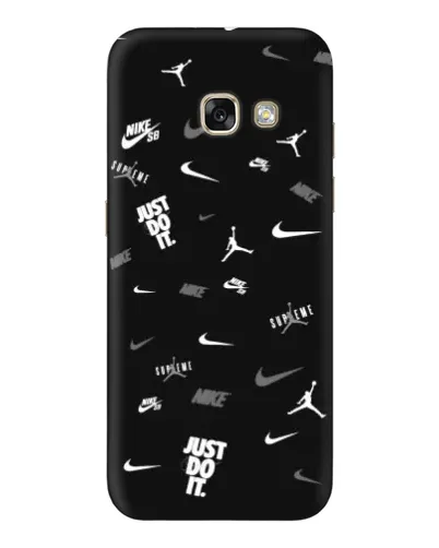 Чехол для Samsung Galaxy A5 2017 (A520, A520F) с картинкой «Nike Black Pattern» Чехол для Samsung Galaxy A5 2017 (A520, A520F) с картинкой «Nike Black Pattern»
