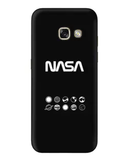 Чехол для Samsung Galaxy A5 2017 (A520, A520F) с картинкой «NASA — технический принт» Чехол для Samsung Galaxy A5 2017 (A520, A520F) с картинкой «NASA — технический принт»