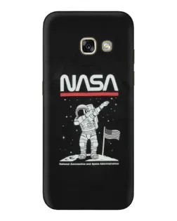 Чехол для Samsung Galaxy A5 2017 (A520, A520F) с картинкой «NASA — шагаем по Луне» Чехол для Samsung Galaxy A5 2017 (A520, A520F) с картинкой «NASA — шагаем по Луне»