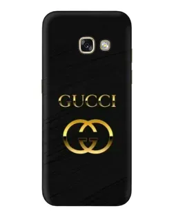Чехол для Samsung Galaxy A5 2017 (A520, A520F) с картинкой «Золотой логотип Gucci»
