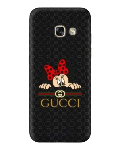 Чехол для Samsung Galaxy A5 2017 (A520, A520F) с картинкой «Минни Маус Gucci — черный»