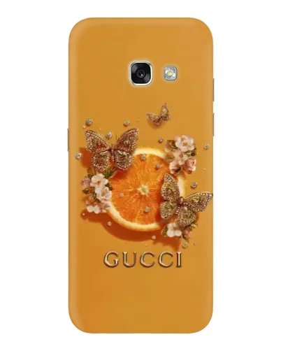 Чехол для Samsung Galaxy A5 2017 (A520, A520F) с картинкой «Gucci — золотые бабочки» Чехол для Samsung Galaxy A5 2017 (A520, A520F) с картинкой «Gucci — золотые бабочки»