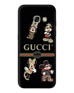 Чехол для Samsung Galaxy A5 2017 (A520, A520F) с картинкой «Gucci — герои Disney и монограмма»
