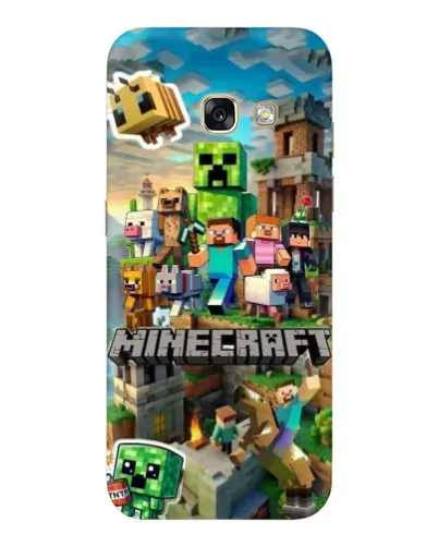 Чехол для Samsung Galaxy A5 2017 (A520, A520F) с картинкой «Замок Minecraft»