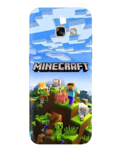 Чехол для Samsung Galaxy A5 2017 (A520, A520F) с картинкой «Minecraft классический мир»