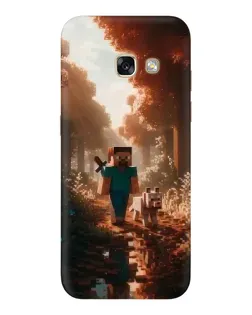Чехол для Samsung Galaxy A5 2017 (A520, A520F) с картинкой «Стив в лесу» Чехол для Samsung Galaxy A5 2017 (A520, A520F) с картинкой «Стив в лесу»