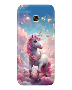 Чехол для Samsung Galaxy A5 2017 (A520, A520F) с картинкой «Единорог среди облаков»